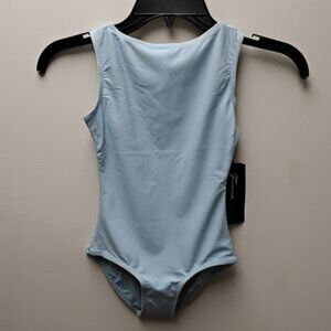 Adorable Theatricals high neck tank leo with xcross back